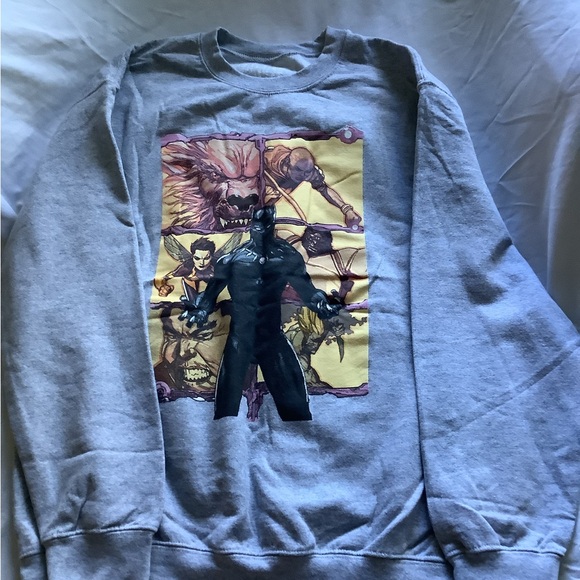 Marvel Other - Marvel Black panther Graphic Gray Sweatshirt
